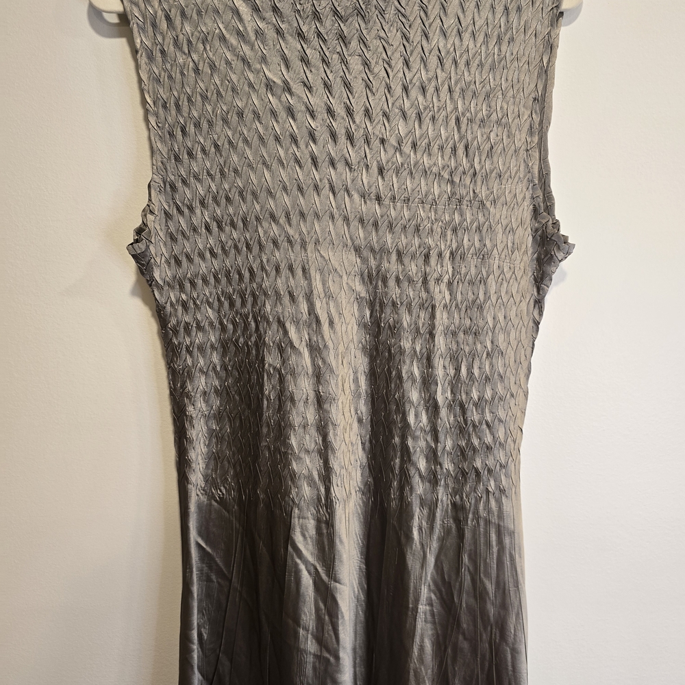 Komarov Strapless Silver Dress Size Xl Nwot - Picture 8 of 11